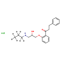 1-[2-(2-hydroxy-3-{[(1,1,2,2,3,3,3-²H?)propyl]amino}propoxy)phenyl]-3-phenylpropan-1-one hydrochloride
