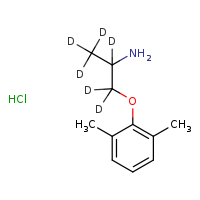 1-(2,6-dimethylphenoxy)(²H?)propan-2-amine hydrochloride
