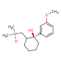 1-[(2S)-2-hydroxy-2-(3-methoxyphenyl)cyclohexyl]-N,N-dimethylmethanamine oxide