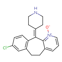 13-chloro-2-(piperidin-4-ylidene)-4-azatricyclo[9.4.0.0³,?]pentadeca-1(11),3,5,7,12,14-hexaen-4-ium-4-olate