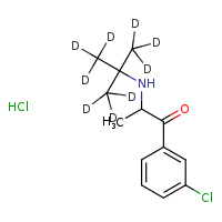 1-(3-chlorophenyl)-2-{[2-(²H?)methyl(1,1,1,3,3,3-²H?)propan-2-yl]amino}propan-1-one hydrochloride
