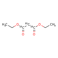 1,3-diethyl (1,2,3-¹³C?)propanedioate