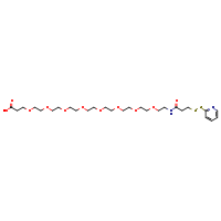1-[3-(pyridin-2-yldisulfanyl)propanamido]-3,6,9,12,15,18,21,24-octaoxaheptacosan-27-oic acid