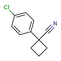 1-(4-chlorophenyl)cyclobutane-1-carbonitrile