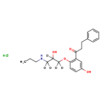 1-{5-hydroxy-2-[2-hydroxy-3-(propylamino)(1,1,2,3,3-²H?)propoxy]phenyl}-3-phenylpropan-1-one hydrochloride