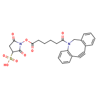 1-[(6-{2-azatricyclo[10.4.0.0?,?]hexadeca-1(12),4(9),5,7,13,15-hexaen-10-yn-2-yl}-6-oxohexanoyl)oxy]-2,5-dioxopyrrolidine-3-sulfonic acid