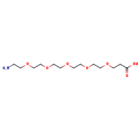 1-amino-3,6,9,12,15-pentaoxaoctadecan-18-oic acid