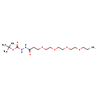 1-amino-N'-(tert-butoxycarbonyl)-3,6,9,12-tetraoxapentadecane-15-hydrazide