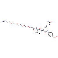 1-azido-N-[(1R)-1-{[(1S)-4-(carbamoylamino)-1-{[4-(hydroxymethyl)phenyl]carbamoyl}butyl]carbamoyl}-2-methylpropyl]-3,6,9,12-tetraoxapentadecan-15-amide