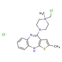 1-(chloromethyl)-1-methyl-4-{5-methyl-4-thia-2,9-diazatricyclo[8.4.0.0³,?]tetradeca-1(10),3(7),5,8,11,13-hexaen-8-yl}piperazin-1-ium chloride