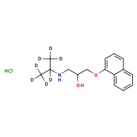 1-(naphthalen-1-yloxy)-3-{[(1,1,1,2,3,3,3-²H?)propan-2-yl]amino}propan-2-ol hydrochloride