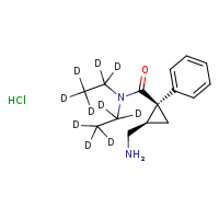(1S,2R)-2-(aminomethyl)-N,N-bis[(1,1,2,2,2-²H?)ethyl]-1-phenylcyclopropane-1-carboxamide hydrochloride
