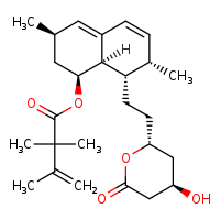 (1S,3R,7S,8S,8aR)-8-{2-[(2R,4R)-4-hydroxy-6-oxooxan-2-yl]ethyl}-3,7-dimethyl-1,2,3,7,8,8a-hexahydronaphthalen-1-yl 2,2,3-trimethylbut-3-enoate