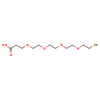 1-sulfanyl-3,6,9,12-tetraoxapentadecan-15-oic acid