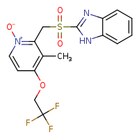 2-[(1H-1,3-benzodiazole-2-sulfonyl)methyl]-3-methyl-4-(2,2,2-trifluoroethoxy)pyridin-1-ium-1-olate