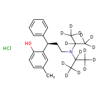 2-[(1R)-3-{bis[(1,1,1,2,3,3,3-²H?)propan-2-yl]amino}-1-phenylpropyl]-4-methylphenol hydrochloride