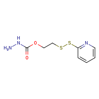 2-({2-[(hydrazinecarbonyl)oxy]ethyl}disulfanyl)pyridine