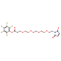 2,3,4,5,6-pentafluorophenyl 1-(2,5-dioxo-2,5-dihydro-1H-pyrrol-1-yl)-3,6,9,12-tetraoxapentadecan-15-oate