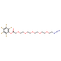 2,3,4,5,6-pentafluorophenyl 17-azido-3,6,9,12,15-pentaoxaheptadecanoate
