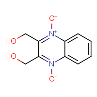2,3-bis(hydroxymethyl)quinoxaline-1,4-diium-1,4-bis(olate)