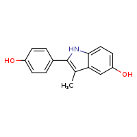 2-(4-hydroxyphenyl)-3-methyl-1H-indol-5-ol