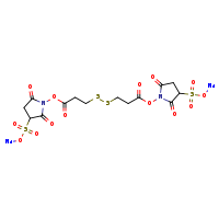 2,5-dioxo-3-(sodiooxysulfonyl)pyrrolidin-1-yl 3-[(3-{[2,5-dioxo-3-(sodiooxysulfonyl)pyrrolidin-1-yl]oxy}-3-oxopropyl)disulfanyl]propanoate