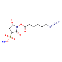 2,5-dioxo-3-(sodiooxysulfonyl)pyrrolidin-1-yl 6-azidohexanoate