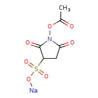 2,5-dioxo-3-(sodiooxysulfonyl)pyrrolidin-1-yl acetate