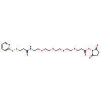 2,5-dioxopyrrolidin-1-yl 1-[3-(pyridin-2-yldisulfanyl)propanamido]-3,6,9,12-tetraoxapentadecan-15-oate