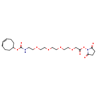 2,5-dioxopyrrolidin-1-yl 14-({[(4E)-cyclooct-4-en-1-yloxy]carbonyl}amino)-3,6,9,12-tetraoxatetradecanoate