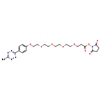 2,5-dioxopyrrolidin-1-yl 1-[4-(6-methyl-1,2,4,5-tetrazin-3-yl)phenoxy]-3,6,9,12-tetraoxapentadecan-15-oate