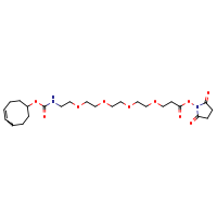 2,5-dioxopyrrolidin-1-yl 1-({[(4E)-cyclooct-4-en-1-yloxy]carbonyl}amino)-3,6,9,12-tetraoxapentadecan-15-oate