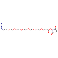 2,5-dioxopyrrolidin-1-yl 1-azido-3,6,9,12,15,18-hexaoxahenicosan-21-oate