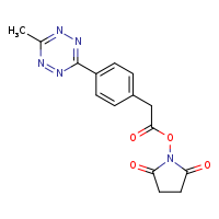 2,5-dioxopyrrolidin-1-yl 2-[4-(6-methyl-1,2,4,5-tetrazin-3-yl)phenyl]acetate