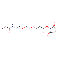 2,5-dioxopyrrolidin-1-yl 3-{2-[2-(2-bromoacetamido)ethoxy]ethoxy}propanoate