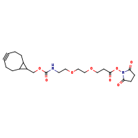 2,5-dioxopyrrolidin-1-yl 3-(2-{2-[({bicyclo[6.1.0]non-4-yn-9-ylmethoxy}carbonyl)amino]ethoxy}ethoxy)propanoate
