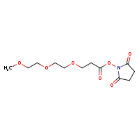 2,5-dioxopyrrolidin-1-yl 3-[2-(2-methoxyethoxy)ethoxy]propanoate