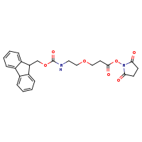 2,5-dioxopyrrolidin-1-yl 3-(2-{[(9H-fluoren-9-ylmethoxy)carbonyl]amino}ethoxy)propanoate