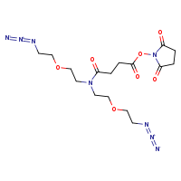 2,5-dioxopyrrolidin-1-yl 3-{bis[2-(2-azidoethoxy)ethyl]carbamoyl}propanoate
