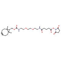 2,5-dioxopyrrolidin-1-yl 4-[(2-{2-[2-({[(1R,8S,9S)-bicyclo[6.1.0]non-4-yn-9-ylmethoxy]carbonyl}amino)ethoxy]ethoxy}ethyl)carbamoyl]butanoate