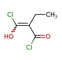 2-[chloro(hydroxy)methylidene]butanoyl chloride