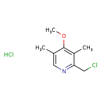 2-(chloromethyl)-4-methoxy-3,5-dimethylpyridine hydrochloride