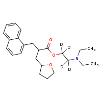 2-(diethylamino)(1,1,2,2-²H?)ethyl 3-(naphthalen-1-yl)-2-[(oxolan-2-yl)methyl]propanoate
