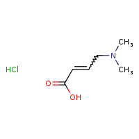 (2E)-4-(dimethylamino)but-2-enoic acid hydrochloride