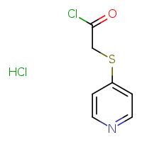 2-(pyridin-4-ylsulfanyl)acetyl chloride hydrochloride