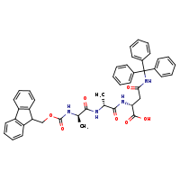 (2R)-2-[(2R)-2-[(2R)-2-{[(9H-fluoren-9-ylmethoxy)carbonyl]amino}propanamido]propanamido]-3-(triphenylmethylcarbamoyl)propanoic acid