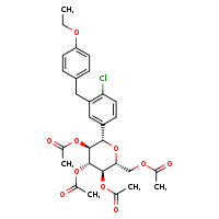 [(2R,3R,4R,5S,6S)-3,4,5-tris(acetyloxy)-6-{4-chloro-3-[(4-ethoxyphenyl)methyl]phenyl}oxan-2-yl]methyl acetate