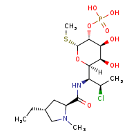 [(2R,3R,4S,5R,6R)-6-[(1S,2R)-2-chloro-1-{[(2S,4R)-4-ethyl-1-methylpyrrolidin-2-yl]formamido}propyl]-4,5-dihydroxy-2-(methylsulfanyl)oxan-3-yl]oxyphosphonic acid