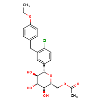 [(2R,3S,4R,5R,6S)-6-{4-chloro-3-[(4-ethoxyphenyl)methyl]phenyl}-3,4,5-trihydroxyoxan-2-yl]methyl acetate