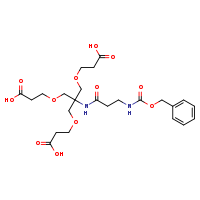 3-[2-(3-{[(benzyloxy)carbonyl]amino}propanamido)-3-(2-carboxyethoxy)-2-[(2-carboxyethoxy)methyl]propoxy]propanoic acid